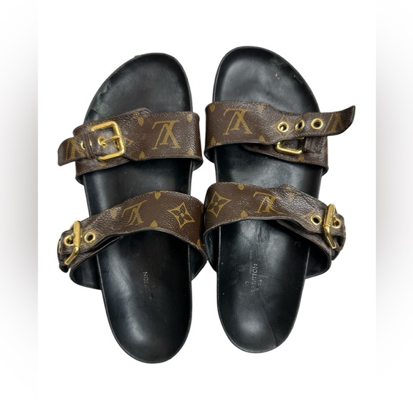 Louis Vuitton Bom Dia Flat Mule EU 37 Pre-owned - Picture 12 of 13